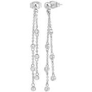 Boucles oreilles Sc Crystal B3245-ARGENT