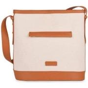 Sac a main Hexagona Sac porte epaule Ref 55622 Beige Terre 31*28*15