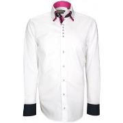 Chemise Emporio Balzani chemise triple col tricol blanc