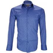 Chemise Emporio Balzani chemise stretch benedetto bleu
