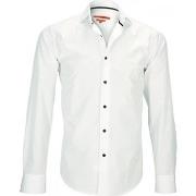 Chemise Andrew Mc Allister chemise col italien harry blanc