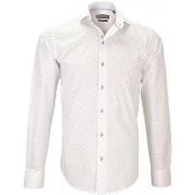 Chemise Emporio Balzani chemise imprimee fiori blanc