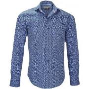 Chemise Emporio Balzani chemise imprimee fiori bleu