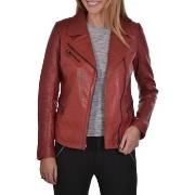 Veste Rose Garden MISSOURI LAMB RUBY DARK RED