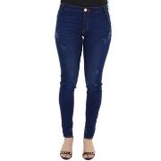 Pantalon Pallas Cuir Pantalon en jean ref_sof43071-bleu marine