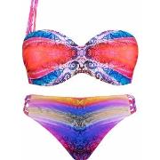 Maillots de bain Luna Ensemble 2 pièces préformé 1 bretelle Rainbow