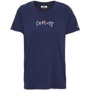 T-shirt Tommy Jeans Flag on script tee