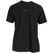 T-shirt Tommy Jeans T-shirt manches courtes ref 52580 Noir