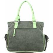 Sac à main A Découvrir ! Sac seau Tomboy Wiz toile Gris Vert