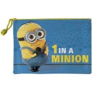 Trousse Sud Trading Grande pochette plate Les Minions