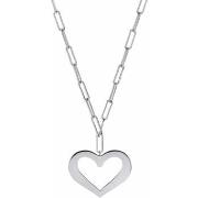 Collier Orusbijoux Collier Chaine Argent Rhodié Cœur Valentine