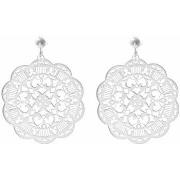 Boucles oreilles Orusbijoux Boucles D'oreilles Acanthe Rhodié