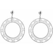 Bijoux Orusbijoux Boucles D'oreilles Rondes Orus Rhodié