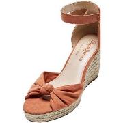 Chaussures escarpins Pepe jeans Compensées Maida Peach Ref 53032 Spice