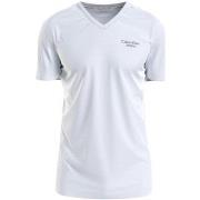 T-shirt Calvin Klein Jeans T Shirt Femme Ref 56757 YAF Blanc