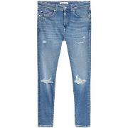 Jeans Tommy Jeans Jeans usé skinny ref 53481 1AB bleu