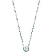 Collier Brillaxis Collier solitaire serti clos argent