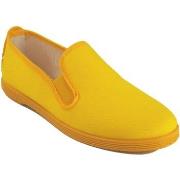 Chaussures Bienve Toile Lady 102 jaune