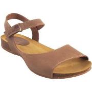 Chaussures Interbios Sandale femme INTER BIOS 4458 beige 90556