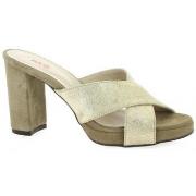 Sandales Pao Nu pieds cuir velours