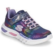 Baskets basses enfant Skechers GLOW-BRITES