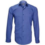 Chemise Emporio Balzani chemise en popeline tiberio bleu