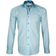 Chemise Andrew Mc Allister chemise a courdieres elbow turquoise