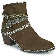 Bottines Regard NAPOLI V3 VELOURS MILITARE