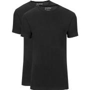 T-shirt Slater T-Shirts Basique Lot de 2 Noir