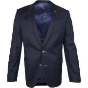 Veste Suitable Veste de Costume Njaro Laine Bleu Foncé