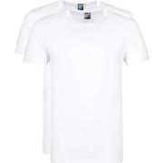 T-shirt Alan Red T-Shirt Derby Col Rond Blanc (Lot de 2)