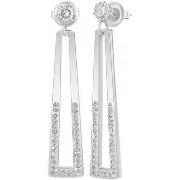 Boucles oreilles Sc Crystal B3312-ARGENT