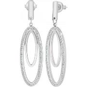 Boucles oreilles Sc Crystal B3313-ARGENT