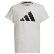 T-shirt enfant adidas TEE-SHIRT 3BAR - WHTMEL BLACK - 7/8 ans