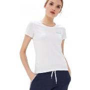 Debardeur Emporio Armani EA7 T-shirt Femme Armani Blanc - 3GTT11 TJJ6Z