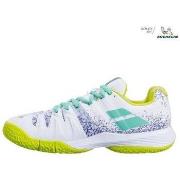 Chaussures Babolat Chaussures Padel Sensa Femme Bianco/Verde Giallo