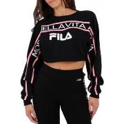 Sweat-shirt Fila Sweat femme noir et rose 684602