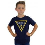 T-shirt enfant Guess Tee-shirt junior L73L55 bleu/jaune