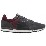 Baskets Pepe jeans Baskets homme Gris et bordeaux - Tinker