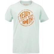 T-shirt enfant Teddy Smith TEE SHIRT LEON MC SMU J - GREEN SHADOW - 10...