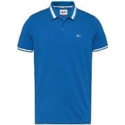 T-shirt Tommy Jeans Polo Homme Ref 55991 c22 Bleu