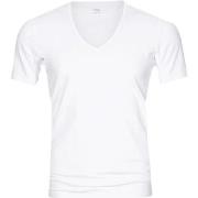T-shirt Mey T-shirt Col-V Dry Coton Blanc