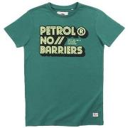 T-shirt enfant Petrol Industries TEE-SHIRT MC ROUND NECK - GREEN - 116