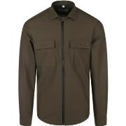 Veste Suitable Jacket Shirt Vert Foncé