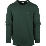 Sweat-shirt Knowledge Cotton Apparel Sweater Vert Foncé