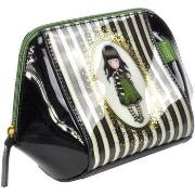 Trousse Santoro London Trousse de beauté Gorjuss rayée et Verte