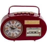 Horloges Signes Grimalt Pendule rouge à Poser en forme de rétro radio ...
