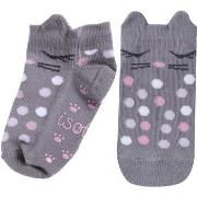 Chaussettes enfant Isotoner Chaussettes anti-dérapantes chat