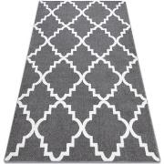 Tapis Rugsx Tapis SKETCH - F343 gris et blanc 140x190 cm