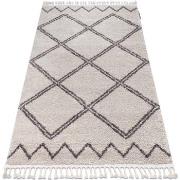 Tapis Rugsx Tapis BERBER ASILA B5970 crème et marron 80x150 cm